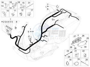 PRIMAVERA 125 4T 3V IGET IE ABS-NOABS E2-E4 (APAC) drawing Main cable harness