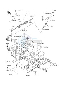 KAF 400 B [MULE 600] (B6F-B9F) B8F drawing FRAME