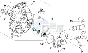 GTS 250 (EMEA, APAC) (AU, Eu, IL, J, Ri) drawing Cooler pump