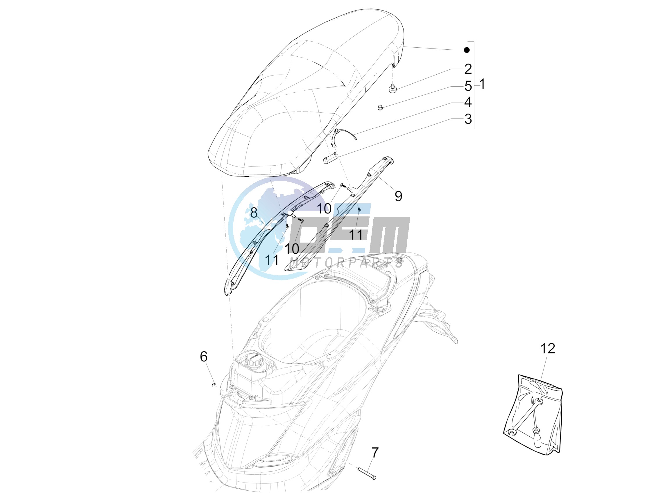 Saddle/seats