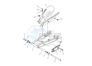 FZ6-S FAZER 600 drawing REAR ARM