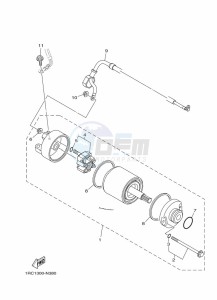 TRACER 900 GT MTT850D (B1JD) drawing STARTING MOTOR