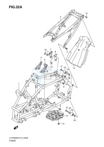 LT-R450 (E19) drawing FRAME (MODEL K9)