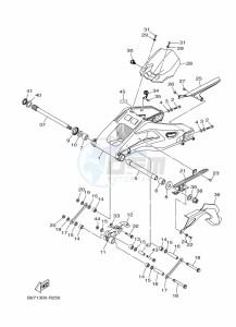 MT-10 SP MTN1000D (BGG1) drawing REAR ARM