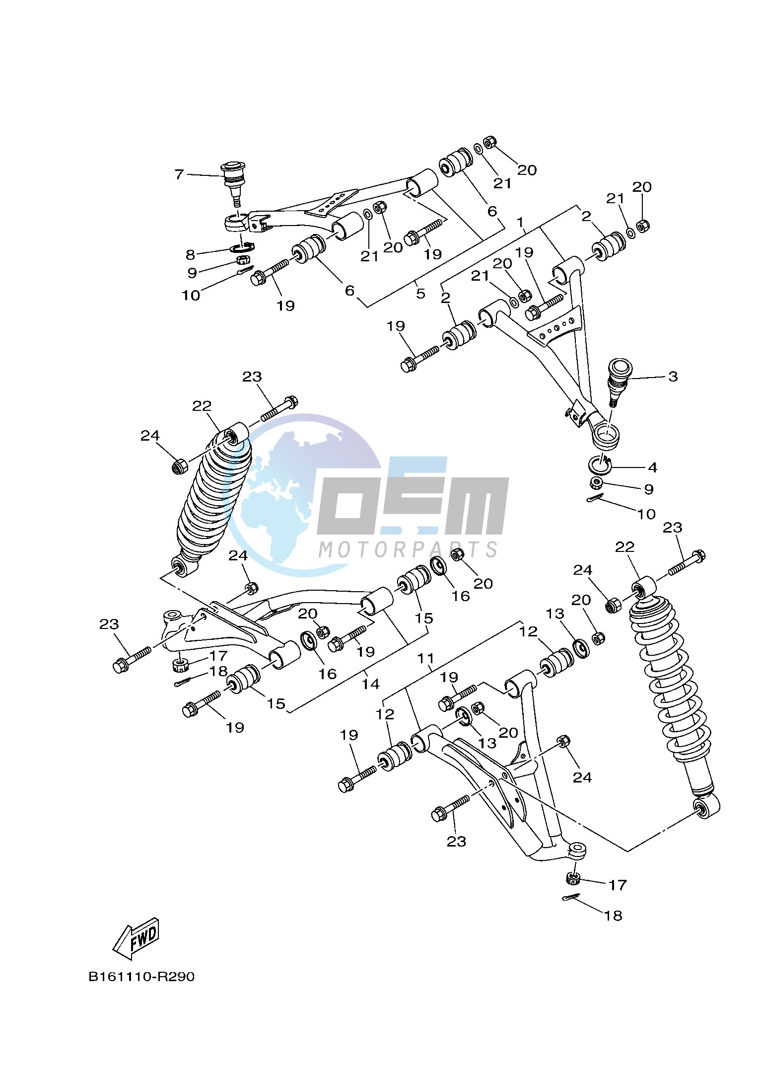 FRONT SUSPENSION & WHEEL