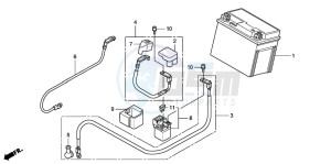 CBR125RS drawing BATTERY (CBR125RW7)