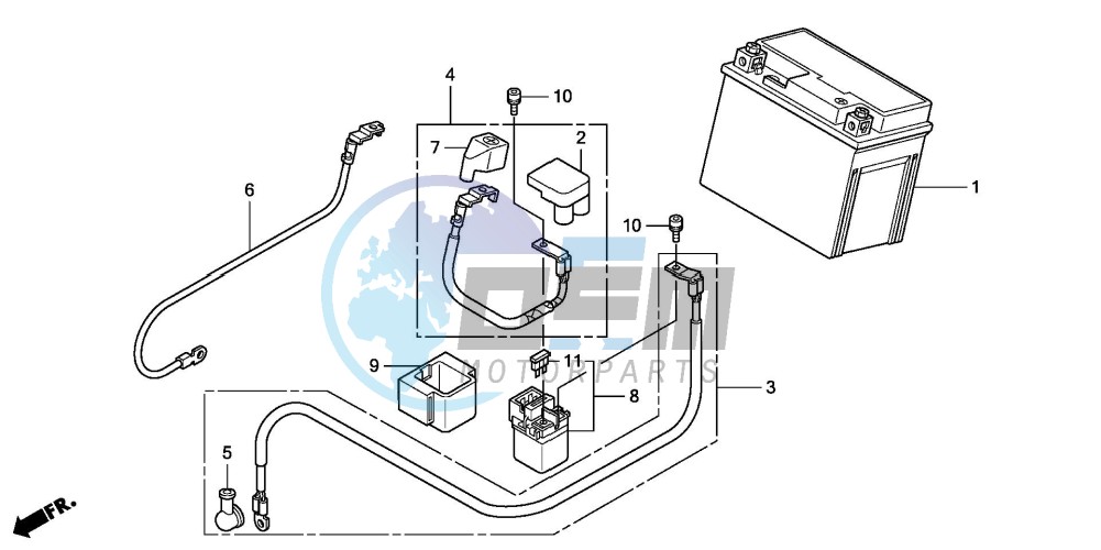 BATTERY (CBR125RW7)