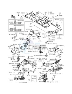 NINJA H2 ZX1000NGF XX (EU ME A(FRICA) drawing Chassis Electrical Equipment