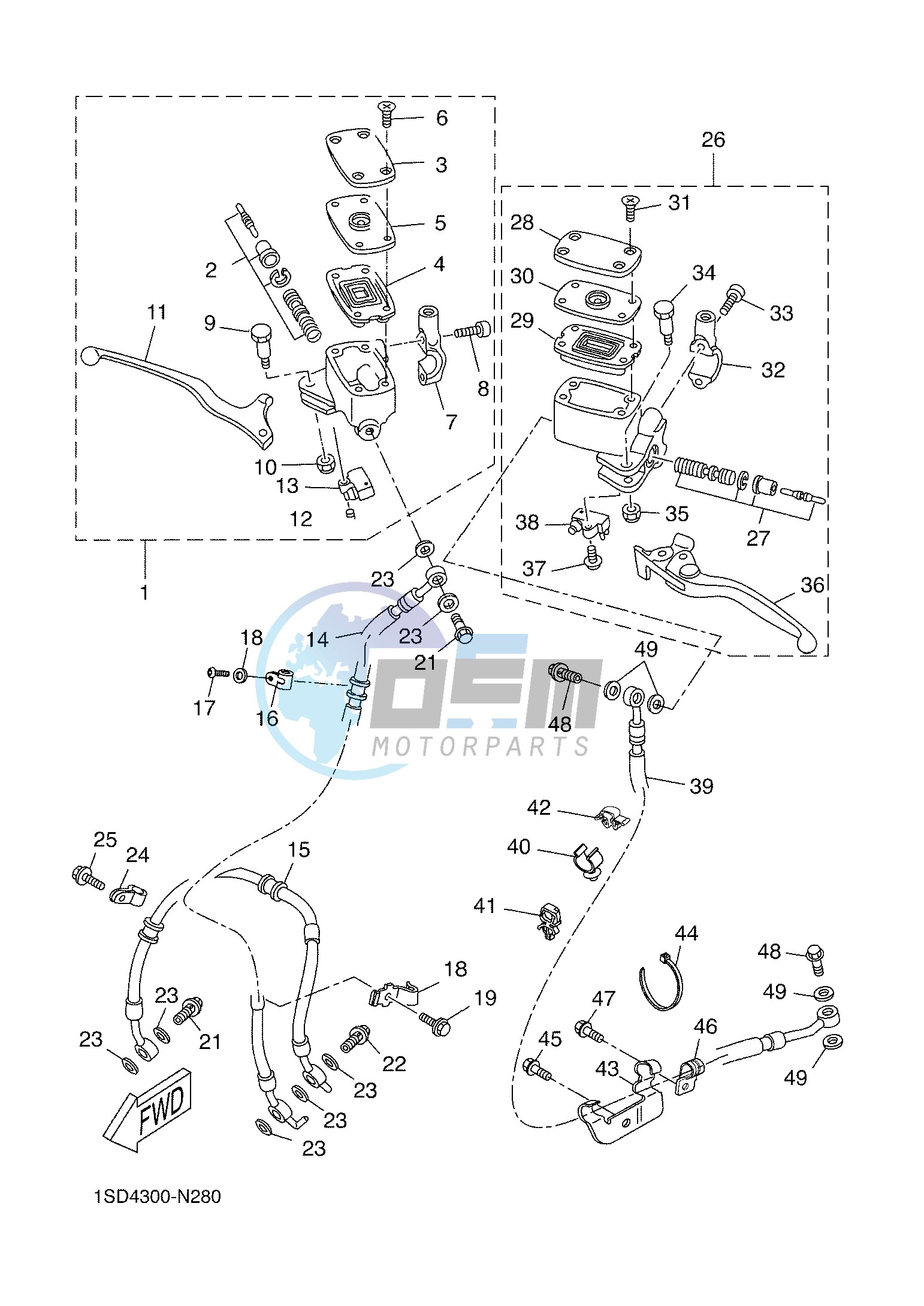 FRONT MASTER CYLINDER