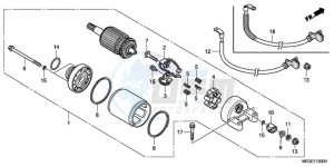 VT750C9 Ireland - (EK / MME) drawing STARTER MOTOR