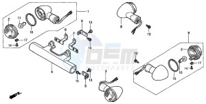 VT1100C3 drawing WINKER