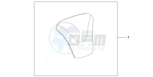 XL650V TRANSALP drawing TANK PAD