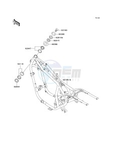 EN 500 C [VULCAN 500 LTD] (C6F-C9F) C7F drawing FRAME