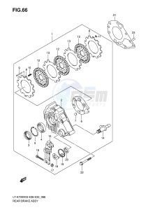 LT-A700X (E28-E33) drawing REAR BRAKE ASSY