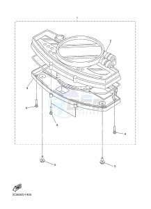 YZF-R6 600 R6 (1JSG 1JSH) drawing METER