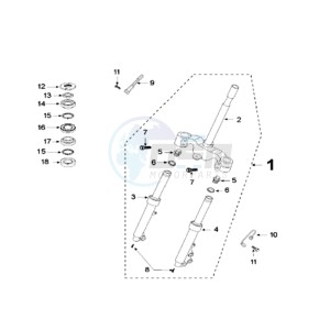 VCLIC EVP drawing FRONT FORK / STEERINGHEAD