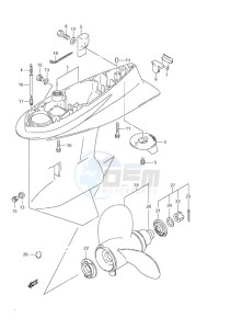 DF 140 drawing Gear Case (C/R)