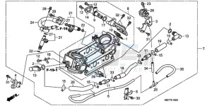 XL1000VA9 France - (F / ABS CMF) drawing THROTTLE BODY