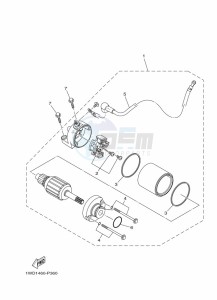 YZF250-A (B6P4) drawing STARTING MOTOR