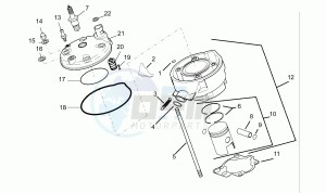 RS 50 drawing Cylinder - Cylinder head