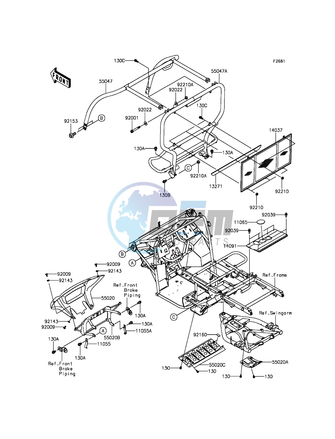 Guards/Cab Frame