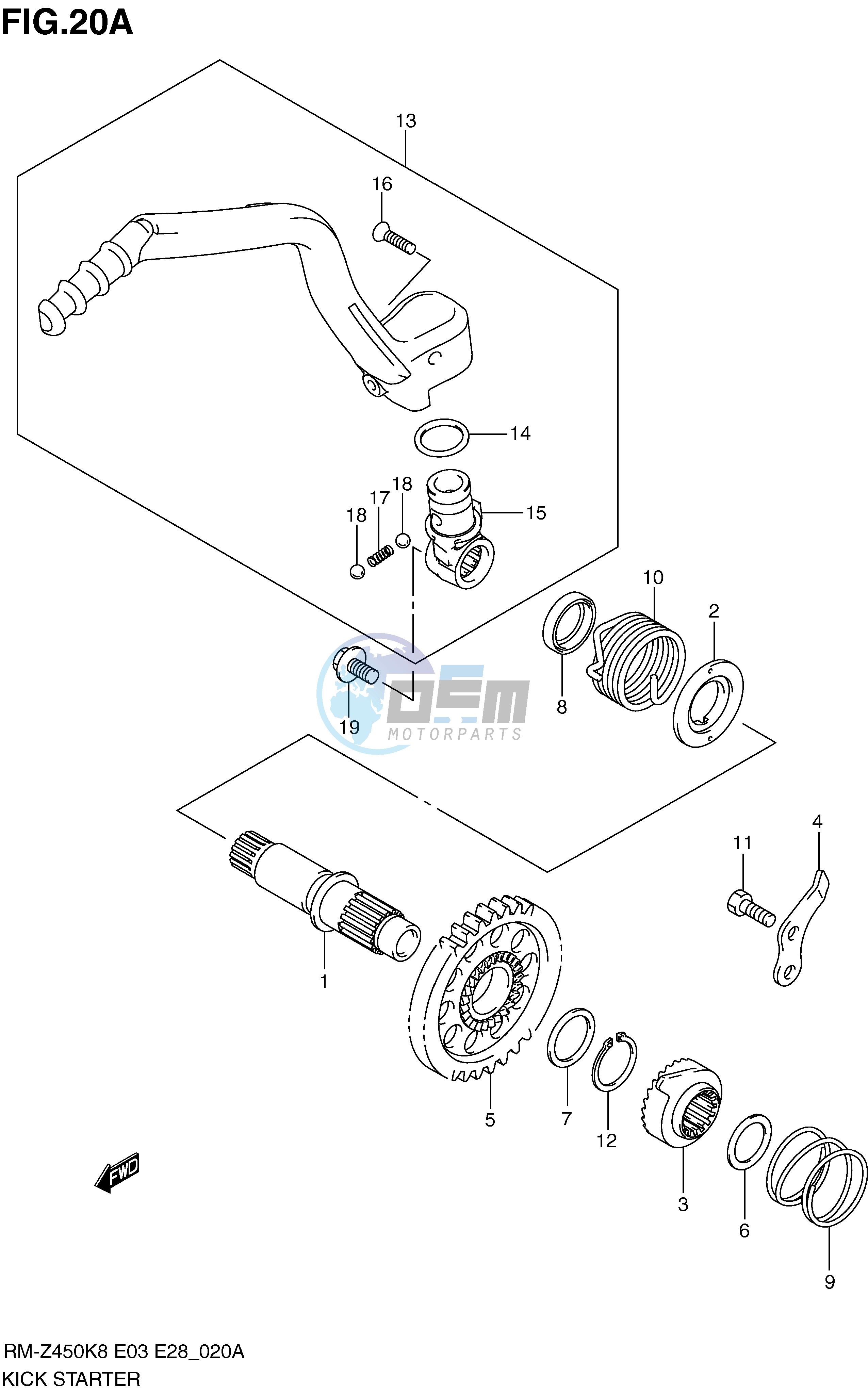 KICK STARTER (RM-Z450L0 L1)