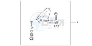 CBR1000RA9 UK - (E / ABS) drawing CARBON FIBER HUGGER