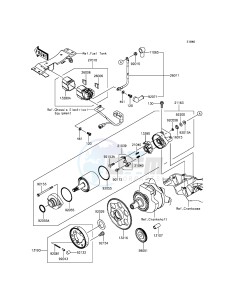 NINJA 300 ABS EX300BEFA XX (EU ME A(FRICA) drawing Starter Motor