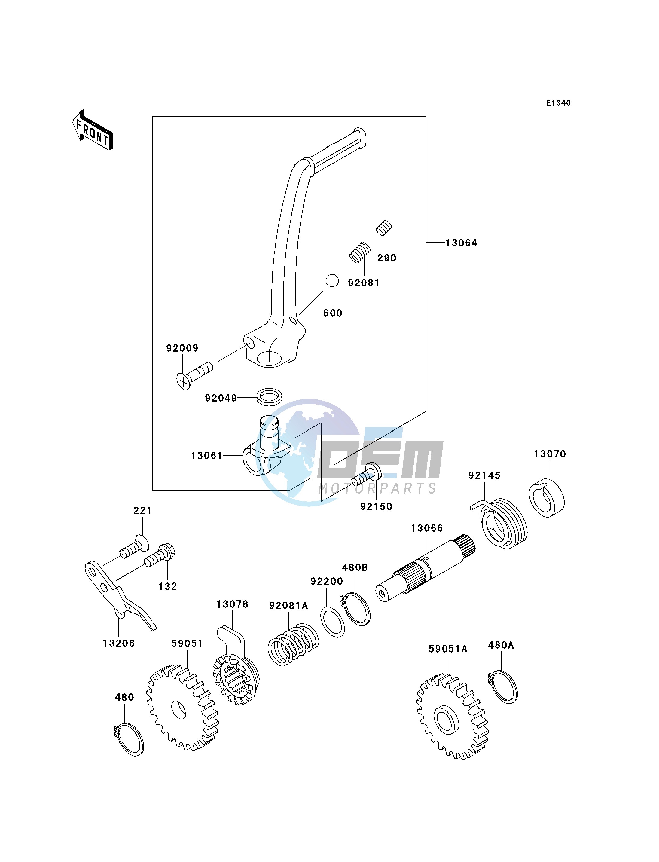 KICKSTARTER MECHANISM