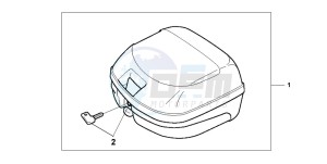 SGX50S drawing TOP BOX 26L