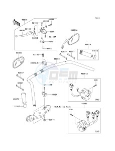 VN 2000 A [VULCAN 2000] (A6F-A7F) A7F drawing HANDLEBAR