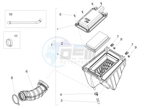 RX 125 E4 (APAC) drawing Air box