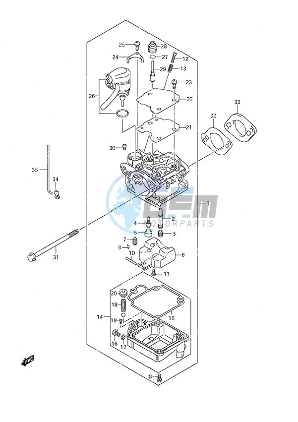 Carburetor w/Remote Control