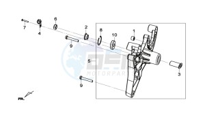 JOYMAX 125 drawing REAR FORK - REAR SUSPENSION