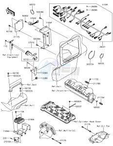 JET SKI ULTRA LX JT1500KJF EU drawing Fuel Injection