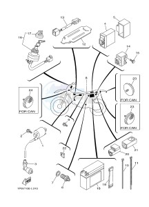 TT-R50 TT-R50E (2CJJ 2CJK 2CJL) drawing ELECTRICAL 1