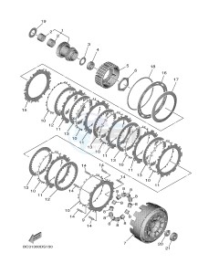 XP530E XP530E-A TMAX ABS (BV12) drawing CLUTCH