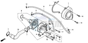 CBR600SE drawing WATER PUMP