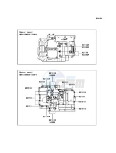 ER-6n ABS ER650B8F GB XX (EU ME A(FRICA) drawing Crankcase Bolt Pattern