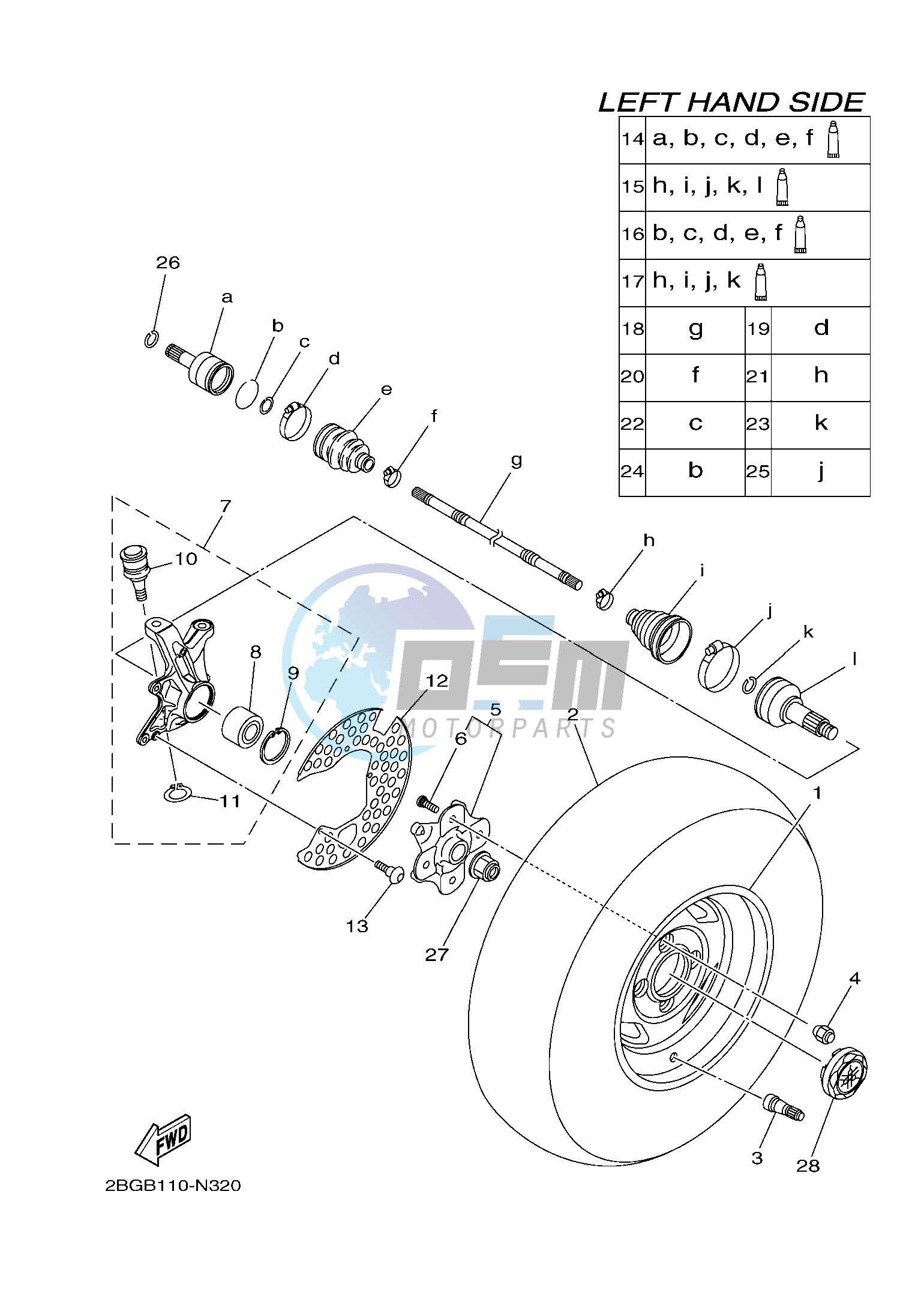 FRONT WHEEL