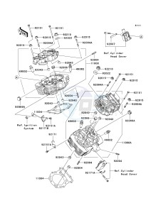 VN 1600 A [VULCAN 1600 CLASSIC] (A6F-A8FA) A6F drawing CYLINDER HEAD