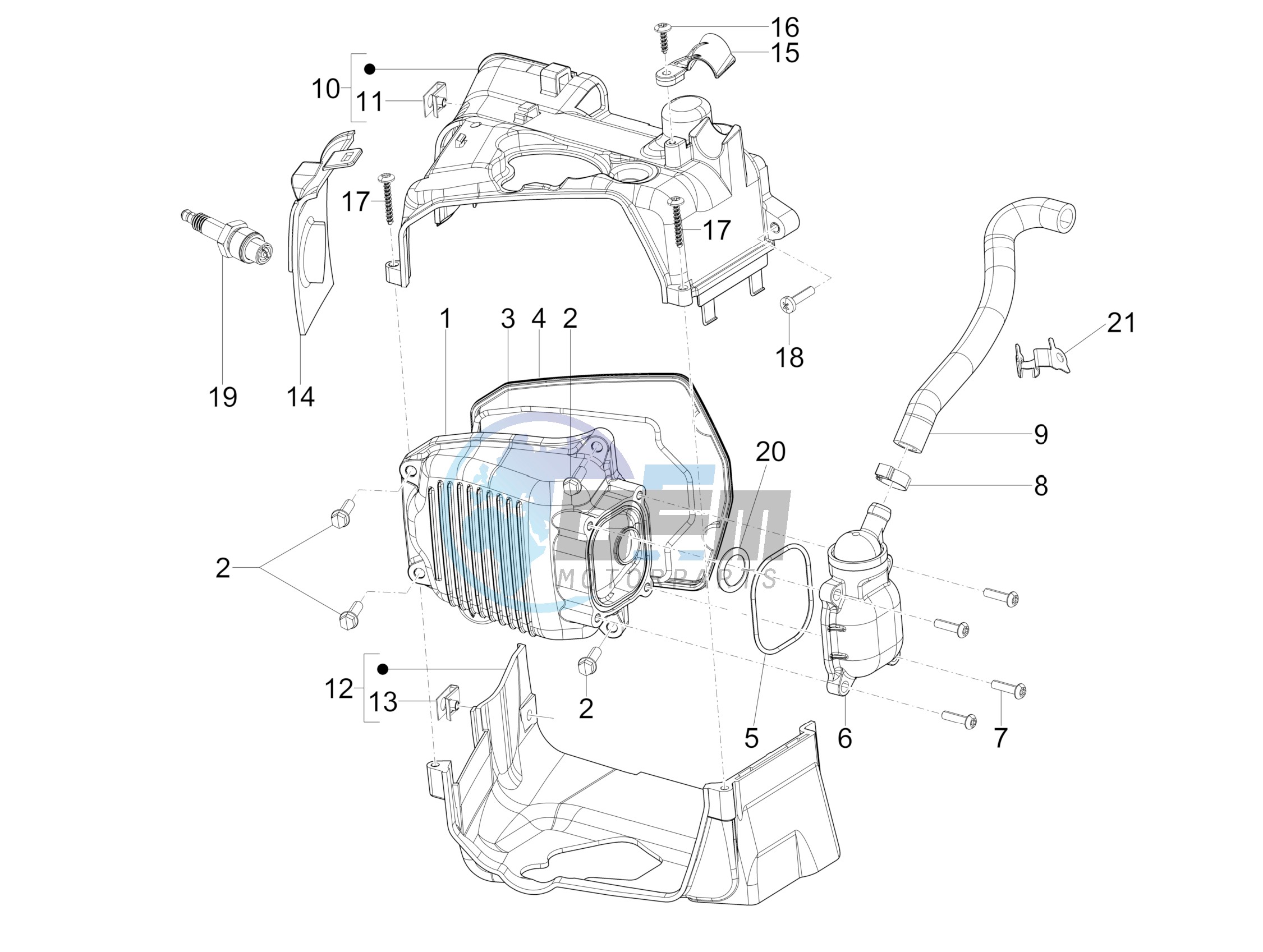 Cylinder head cover