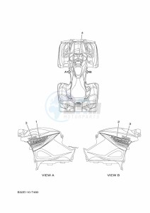 YFM700FWBD YFM7NKPHK (B5KF) drawing GRAPHICS