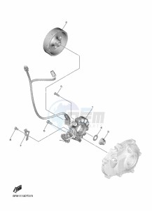 YZ450F (B2WA) drawing GENERATOR