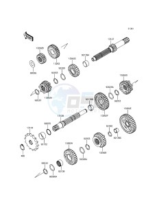 D-TRACKER KLX150HGF XX (EU ME A(FRICA) drawing Transmission