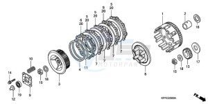 CBR125RW9 Europe Direct - (ED) drawing CLUTCH