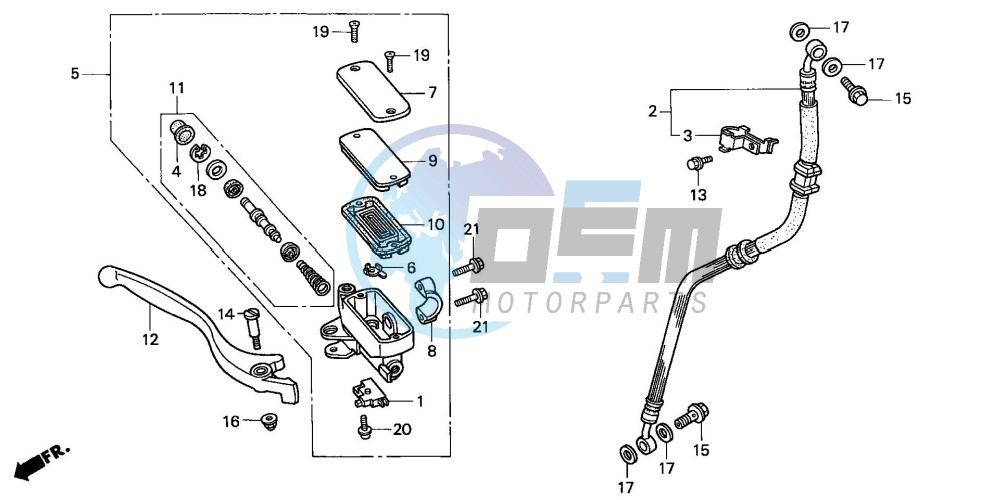 FR. BRAKE MASTER CYLINDER (1)