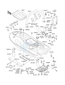 JH 1100 A [1100 ZXI] (A6-A8) [1100 ZXI] drawing HULL