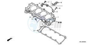 CBR1000RRA France - (F / CMF HRC) drawing CYLINDER