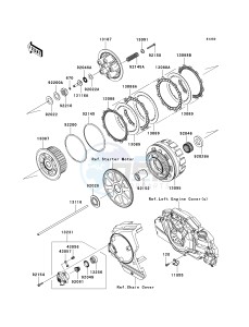 VN 1700 C [VULVAN 1700 NOMAD] (9FA) C9F drawing CLUTCH